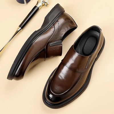 Men's Fashion Handmade Slip on Footwear Comfy Casual Thick Bottom Oxford Shoes