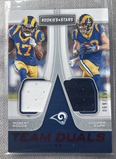 2019 Cooper Kupp Robert Woods Rookies And Stars Team Duals 2 Color Patch /199