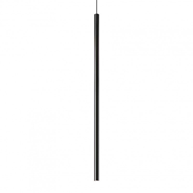 Ideal Lux 142913 ULTRATHIN Sospensione LED Nera - Made in Italy Style