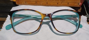 Nice TRINA TURK eyeglass Frame Tortoise/aqua~