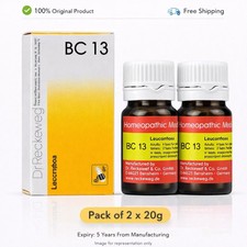 Dr Reckeweg BC 13 Tablets 20g Homeopathic General Wellness Support 2 Pack