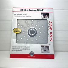 New KitchenAid 13 x 16 Inch, Heat Resistant Silicone Sink Mat
