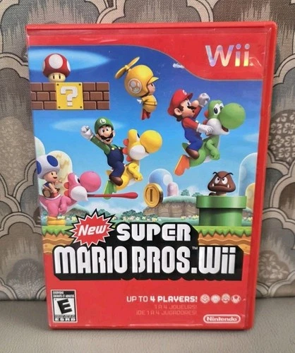 New ListingNew Super Mario Bros Wii Nintendo 2009 CIB Complete