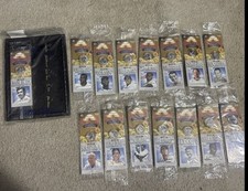 GOLDEN BASEBALL LEGENDS 24K Gold Plated State U.S. Quarters 15-Coin Complete Set
