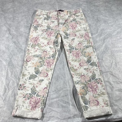 Gloria Vanderbilt Women's Stretch Denim Floral Print Amanda Size 14P