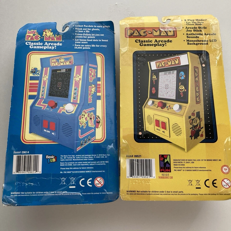 Pac Man & Mrs. Pacman Small Retro Arcade Machine - Image 2 of 2
