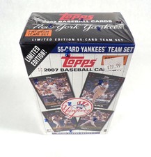 2007 Topps New York Yankees Limited Edition Baseball Team Boxed Set (55 Cards)