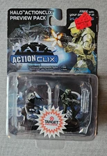 HALO 3 Actionclix Arbiter & Master Chief Target Exclusive Preview Pack SEALED