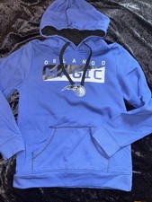 Fanatics Orlando Magic Blue Pullover Hoodie Sz Medium