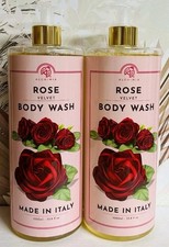  2-Pk ALCHIMIA  ROSE VELVET Natural REFRESHING BODY WASH 1000ml MADE IN ITALY