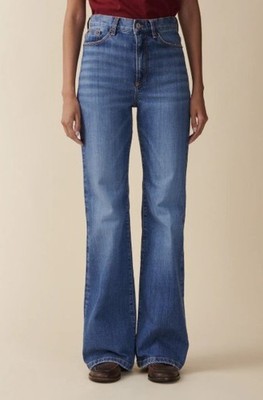 Jeanerica Jeans Pyramid Brisk Mid Vintage High Rise Bootcut Size 30 Cotton Blend