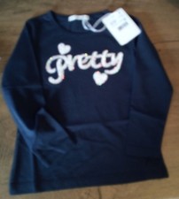 Niedliches Mädchen Langarmshirt Pretty Gr. 9...