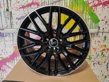 AUDI A5 B8 8T 19" S LINE ALLOY WHEEL RIM 9J ET33 OEM BLACK EDITION GENUINE X1/G4