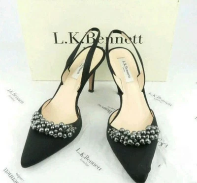 Escarpins femme L.K.Bennett taille 37/US taille 5 noir - Photo 1/3