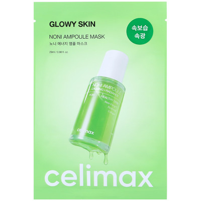 celimax GLOWY SKIN The Real Noni Energy Ampoule Mask 29 ml odżywcza maseczka do