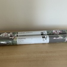 Laura Ashley Wallpaper Adeline Graphite Wallpaper -2 rolls-  batch W101549-A/1