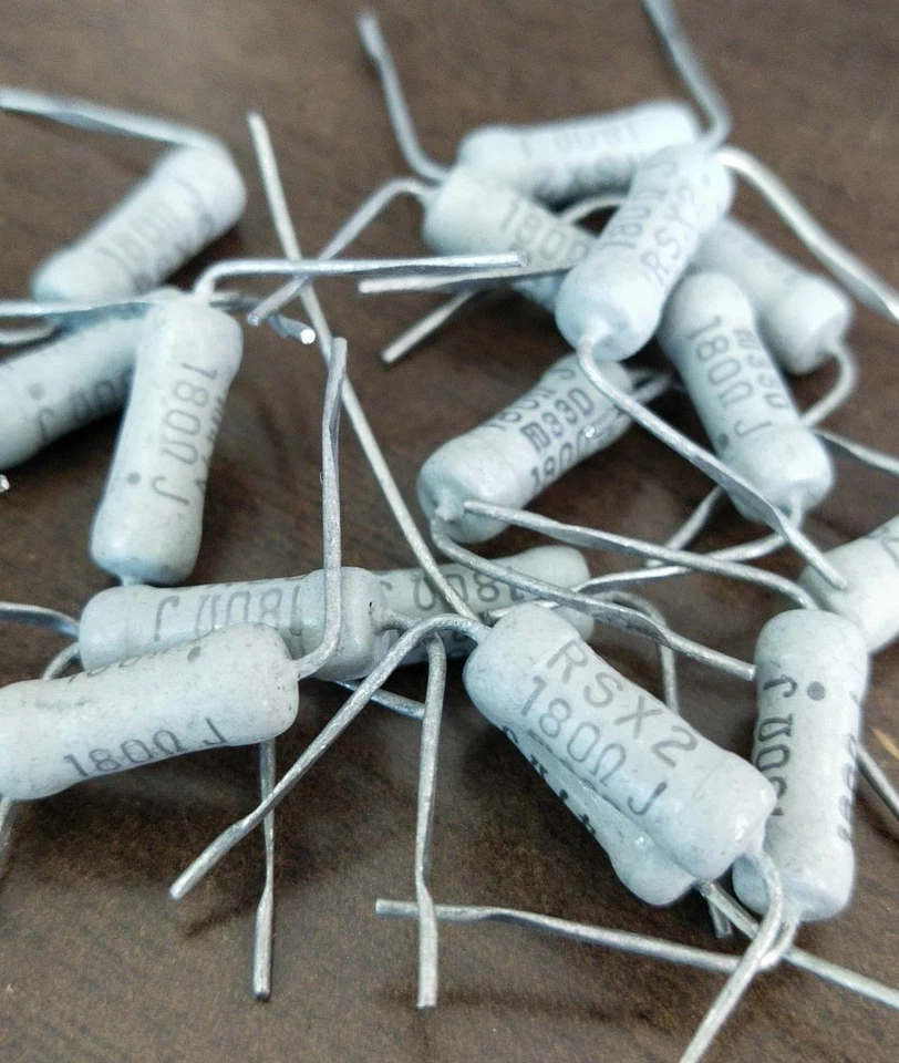 (10) 180 Ohm 2W RSX2 Metal Oxide Japan Resistor Hifi amplifier audio vintage - Image 2 of 2