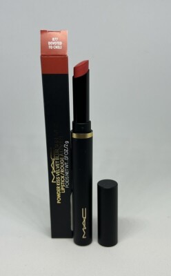 MAC Powder Kiss Velvet Blur Slim Stick Lipstick - 877 Devoted To Chili