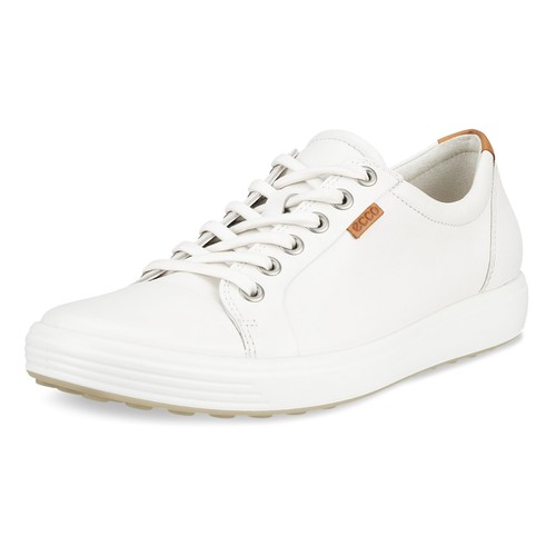 ECCO Women's Soft 7 Sneaker, White, 6-6.5 Sz_6-6.5_White - Imagen 1 de 3