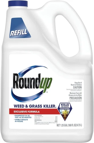 Roundup Concentrate Weed Killer - Trees, Driveways, Walkways 1.25 Gallons