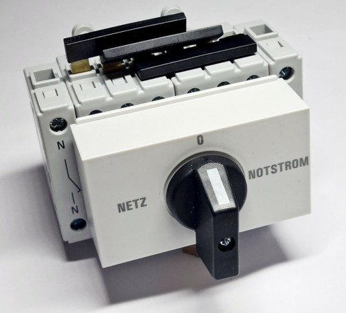 NOTSTROMUMSCHALTER LASTUMSCHALTER Sonth. Einbau 63A inkl. N Brücke - Bild 2 von 3