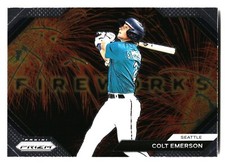 2024 Panini Prizm Baseball -Fireworks - #4  Colt Emerson