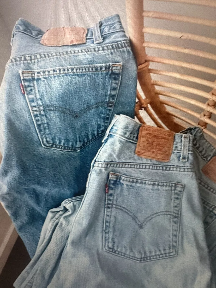 gennemsnit Ren og skær Tøm skraldespanden Womens Levis 501 button fly jeans vintage | eBay