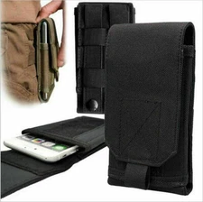 Tactical MOLLE Holster Army Mobile Phone Belt Pouch EDC Security Pack Waist Bag