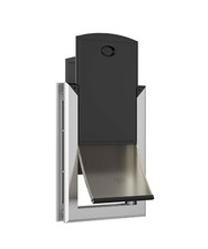 Heavy Duty Dog Door, Energy Efficient Rugged Aluminum Frame Sz M, Dog Up To 40lb