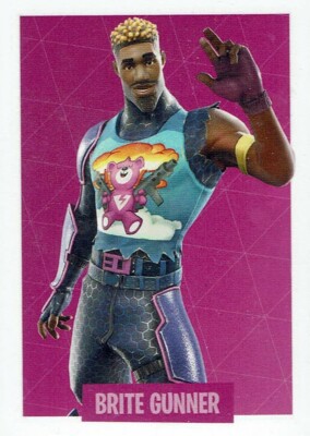 Panini Fortnite Serie 1 2019 Sticker Epic Games Sticker Nr. # 112 Brite Gunner