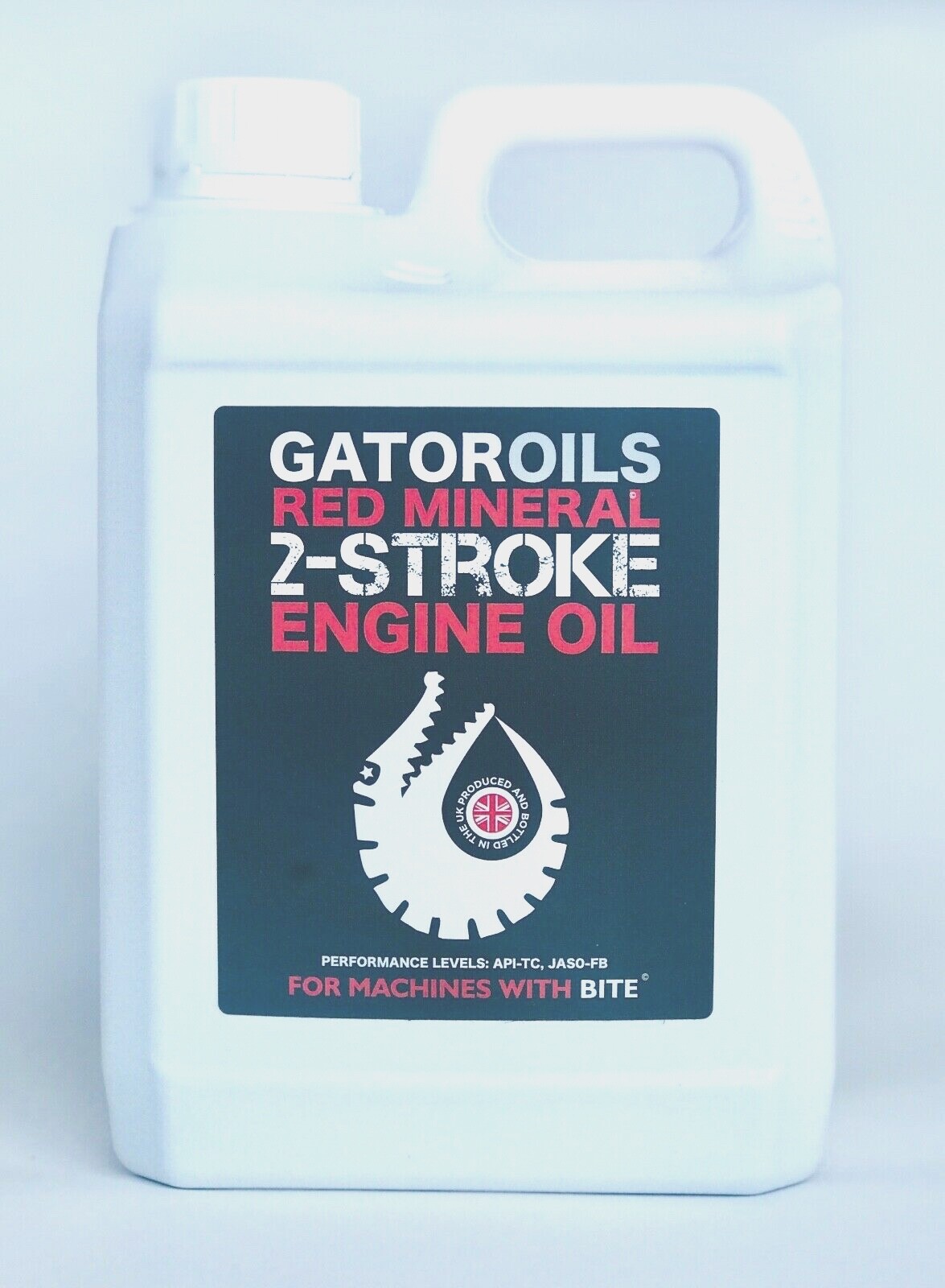 2 Litre Gator 2 Stroke Red Mineral Engine Oil Chainsaw Strimmer