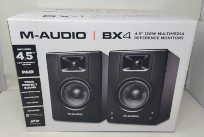 M-Audio BX4 Studio Monitors - Black for sale online | eBay