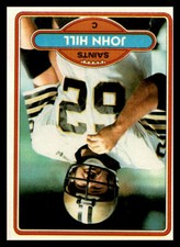 1980 Topps John Hill #486 New Orleans Saints