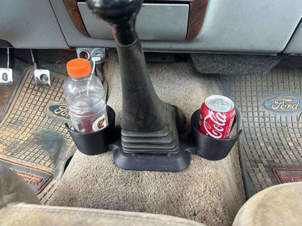 3D Printed cup holder for 1989-1992 ford ranger with 5 Speed Manual - Image 4 of 4