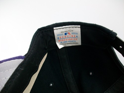 Vintage 90er Jahre Logo sportlich Tampa Bay Devil Rays Druckknopflasche Mütze MLB NEU Kappe Wolle - Bild 7 von 7