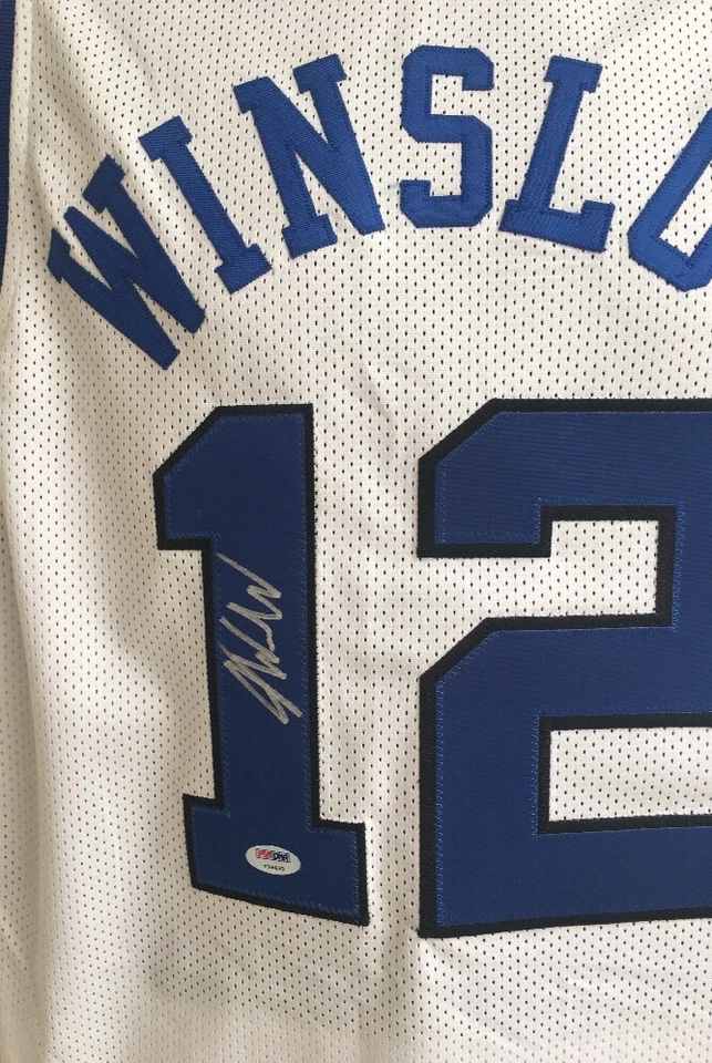Justise Winslow Duke Blue Devils Autographed Signed Jersey PSA/DNA COA - Image 3 of 4
