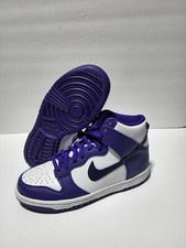 New Nike Dunk High Electro Purple Midnight Navy GS Size 6.5 Women's 8 DH9751-100