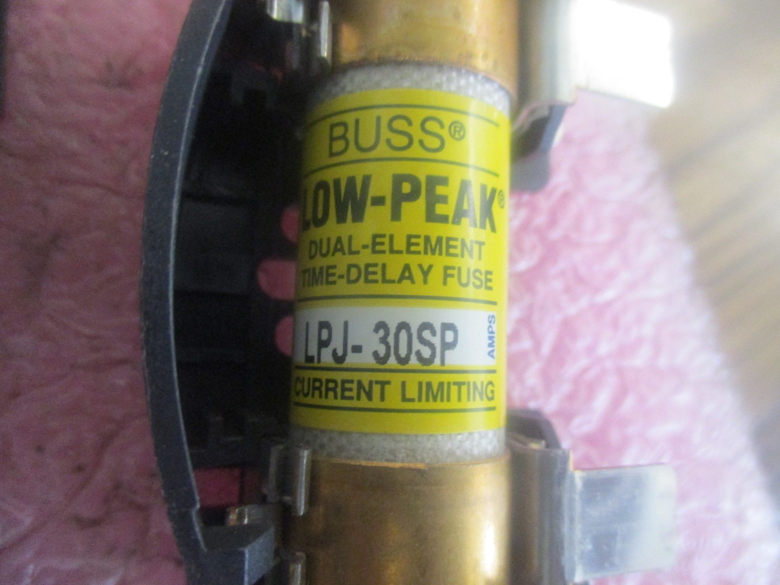 Buss / Bussman JT60030 Dual Fuse Holder w/ LPJ30SP Fuses eBay