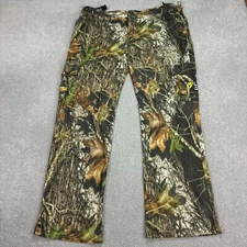 Realtree Trousers Adult 44x32 Brown Carpenter Camo Y2K Workwear Pants Y2K Men