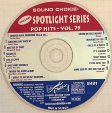 SOUND CHOICE SPOTLIGHT - POP HITS - V79 - SC8481 - LENNY KRAVITZ, AEROSMITH 