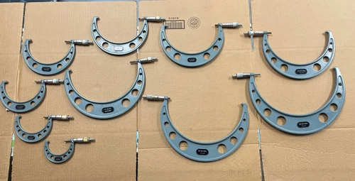 Mitutoyo Mechanical Outside Micrometer Set 10 Piece