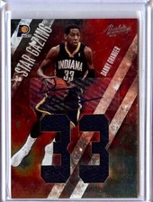 Danny Granger 2009-10 Absolute Star Gazing Jumbo Jersey Auto Pacers #13 05/25