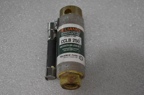 RELIANCE CCLB-250 CAPACITOR FUSE, 660 VAC OR LESS 200 AMP AC INTERRUPTING RATING