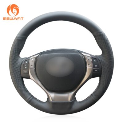 For Lexus RX270 Steering Wheel Cover Leather Wrap Alcantera Suede Carbon Fiber J