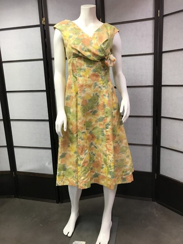 50er/60er Vintage wunderschönes Blumen Kleid, Rockabilly, Retro, Pin-Up, Cocktail,  - Bild 1 von 7