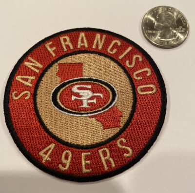 San Francisco 49ers vintage Style embroidered iron on Patch 3 x 3  Awesome!