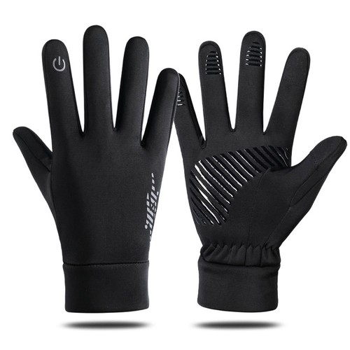 Winter Thermal Cycling Gloves Bicycle Warm Touchscreen Glove Waterproof Riding - Picture 8 of 14