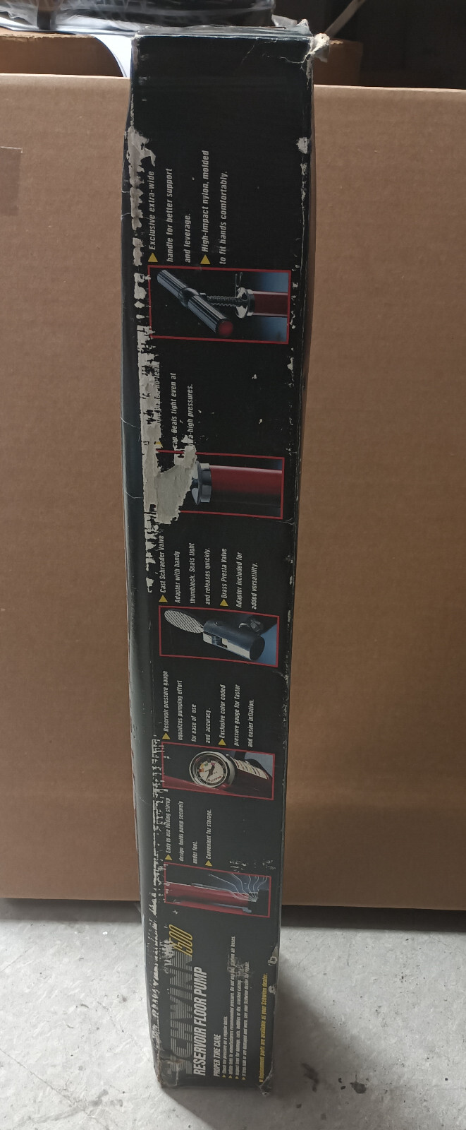 Vintage Schwinn 1500 Reservoir Floor Pump Working Condition Rebuildable