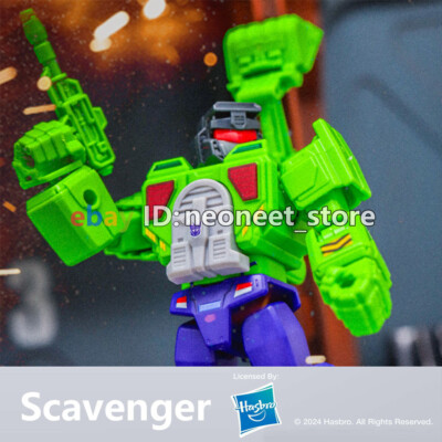Constructicon Scavenger Transformers G1 4'' Action Figure Model Blokees Blind Box