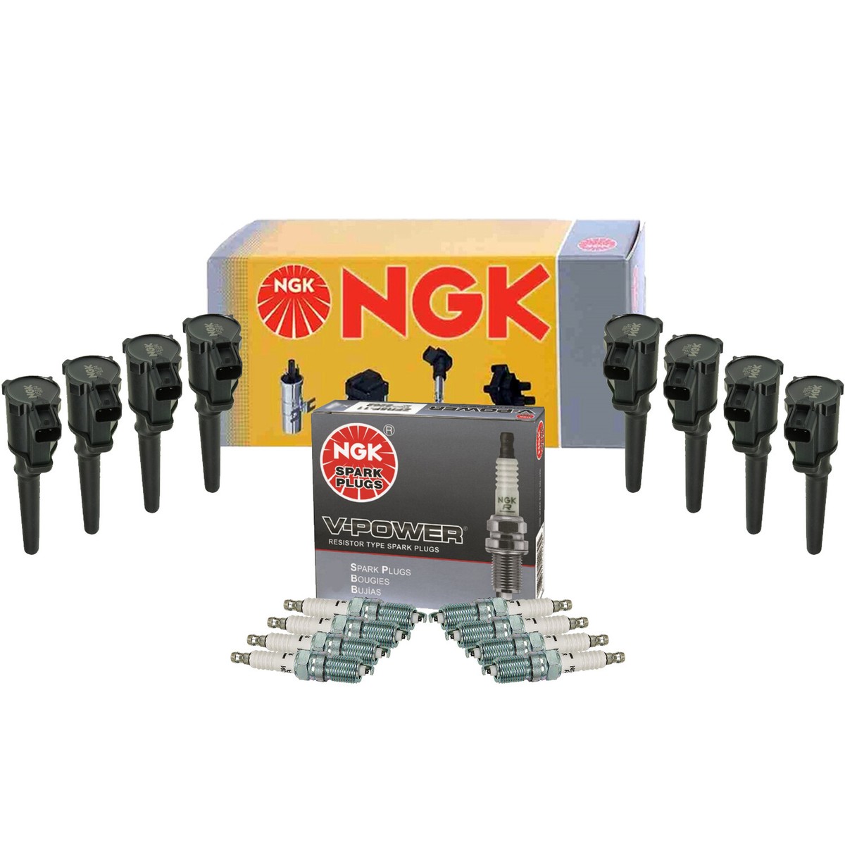 NGK COP Ignition Coil 48617 U5184 Ford/Lincoln/Mercury NGK COP Ignition Coil 48617 U5184 Ford/Lincoln/Mercury